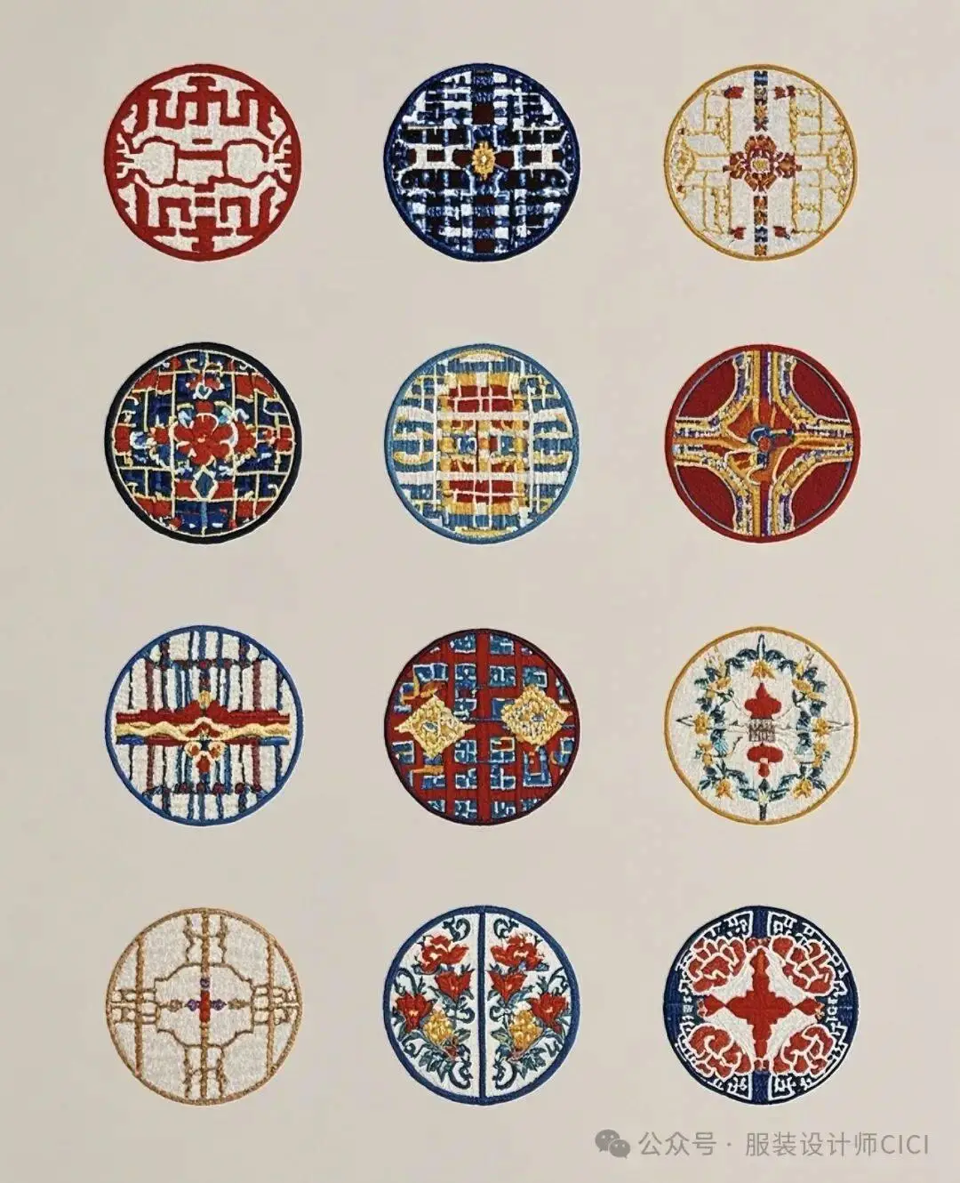 國風古韻-刺繡紋飾紋樣圖案設計分享!