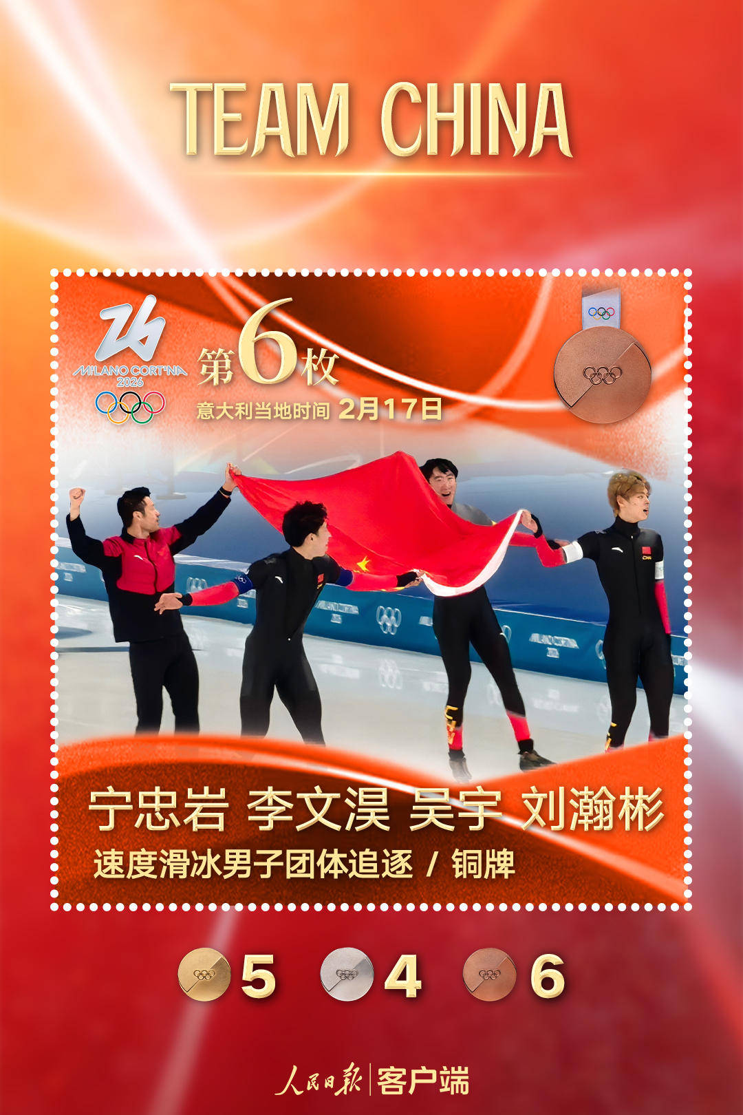 驕傲收藏！Team China 米蘭冬奧會“紀念封”來了