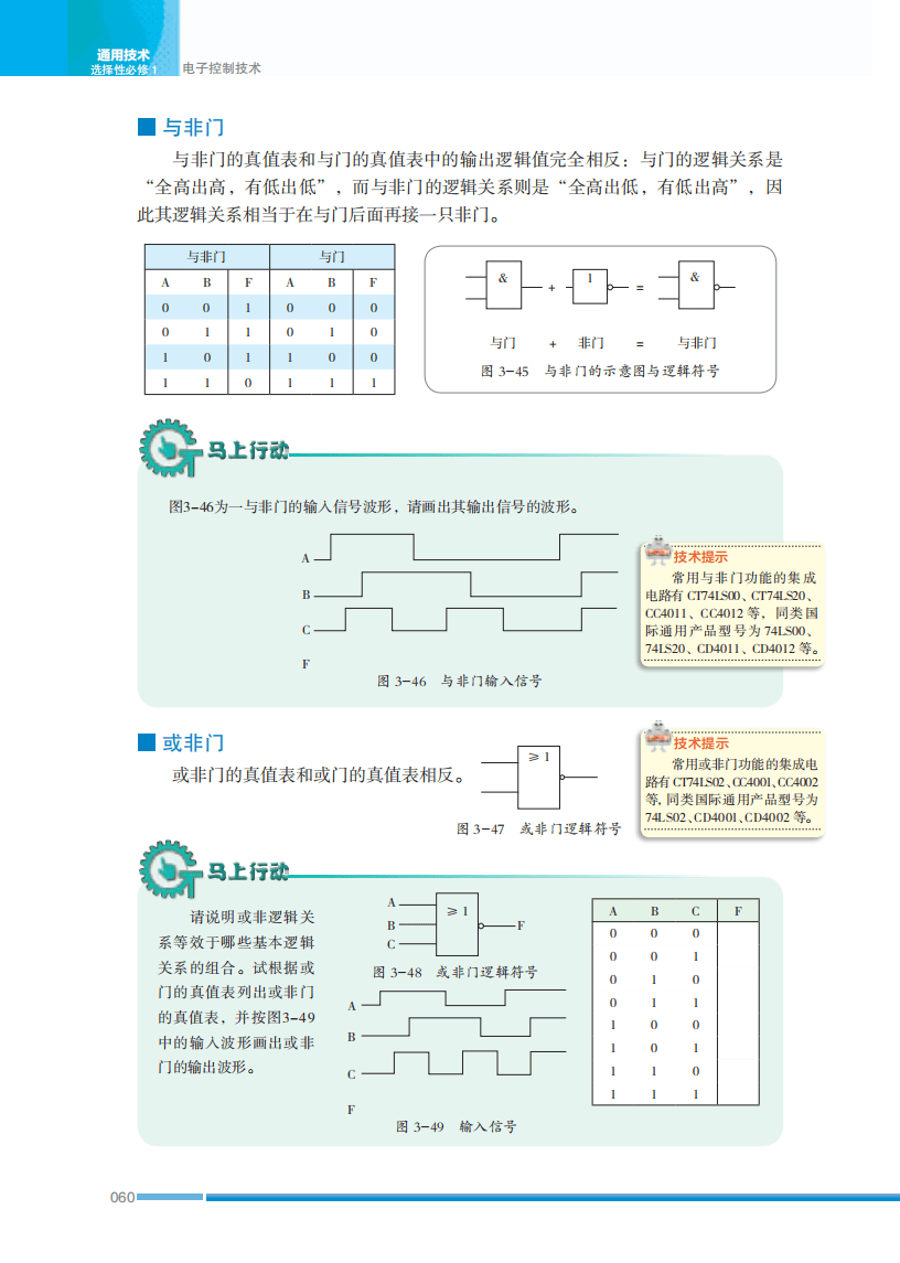 2026蘇教版高中通用技術選擇性必修1《電子控制技術》電子課本