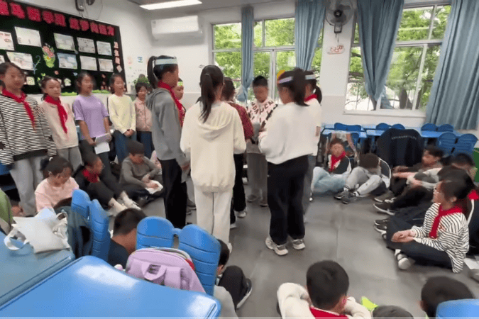 蘇州市三元實驗小學校五年級整班英語故事大賽火熱開賽！