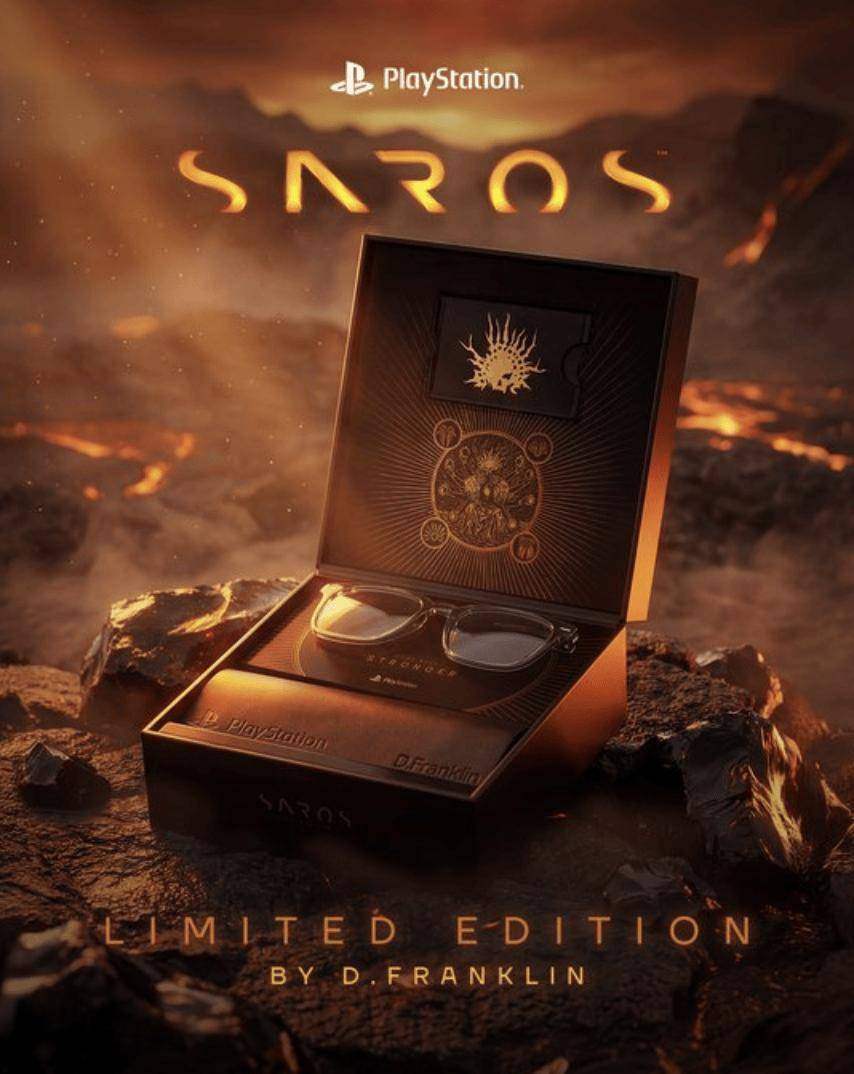 索尼SIE聯名潮流品牌D.Franklin推出遊戲《SAROS》聯名眼鏡