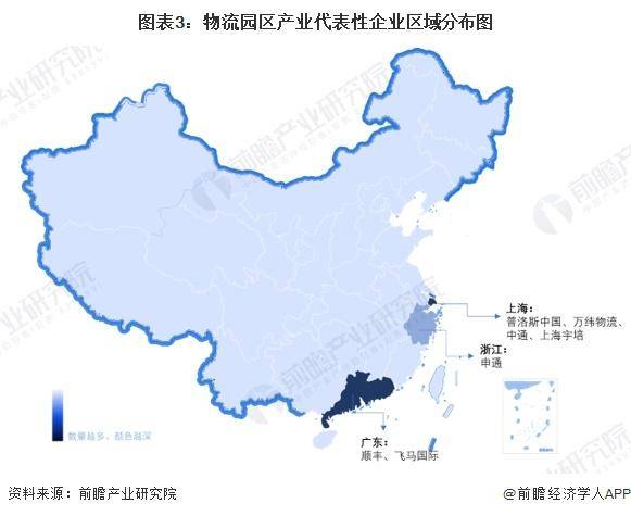 中國物流園區產業鏈全景梳理及區域熱力地圖