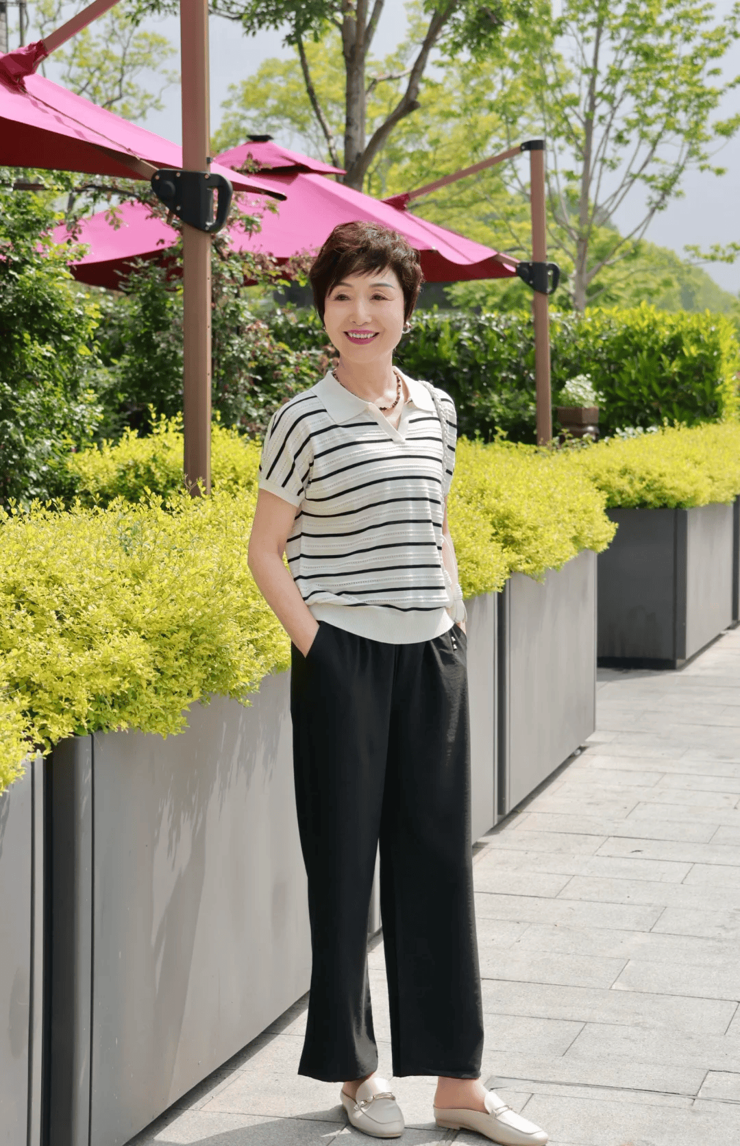 原創告別大媽風！60歲女性夏季穿搭，照抄博主模板就夠了