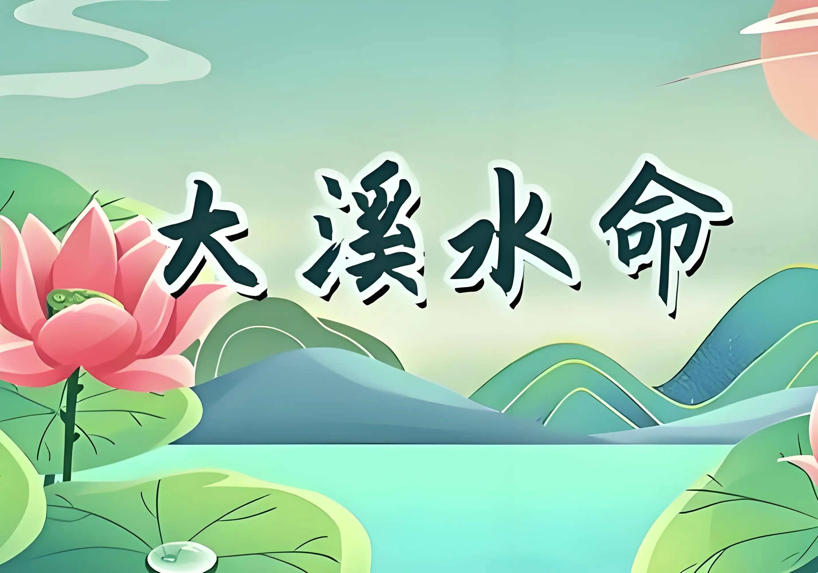 原創大溪水命起名取什麼名字最好，大溪水命起名字最吉利的字有哪些