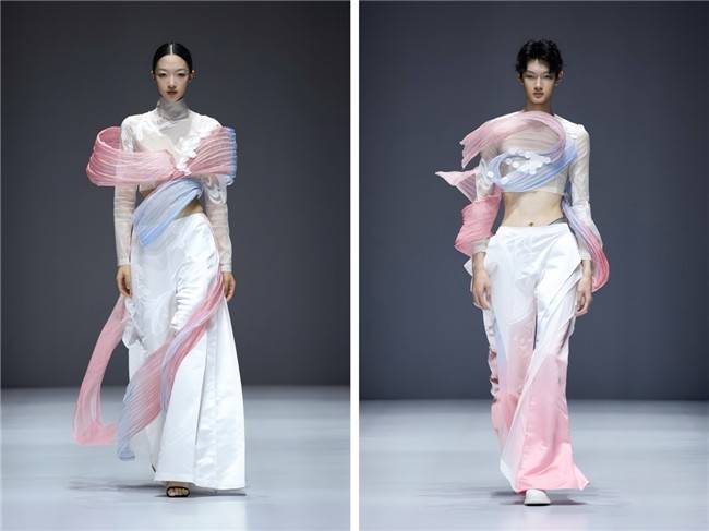 燕京理工學院《源·境》主題作品在2026中國國際大學生時裝週成功釋出