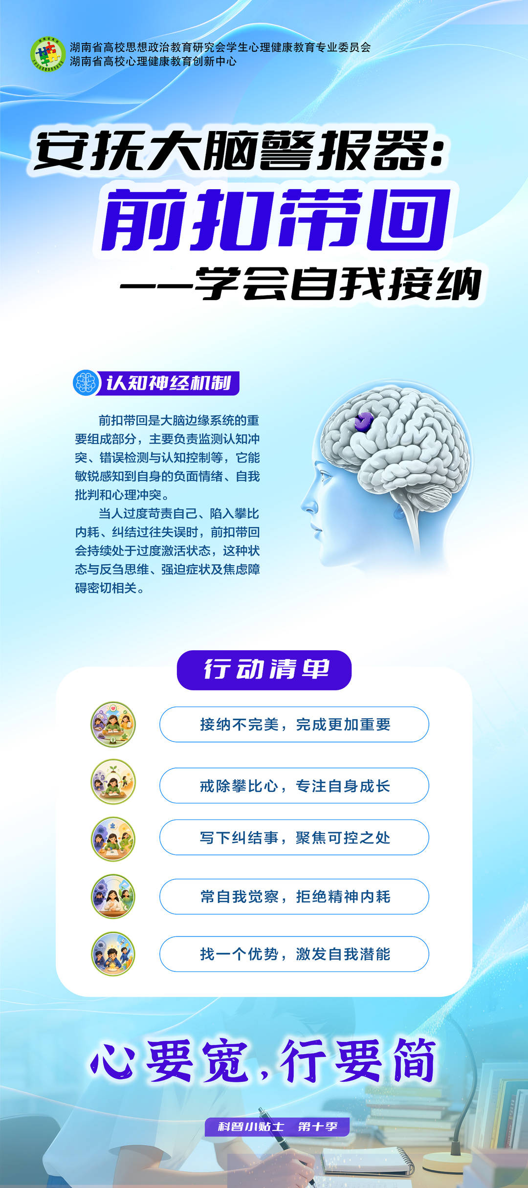 心晴充電站！9張海報幫你解鎖大學生元氣生活