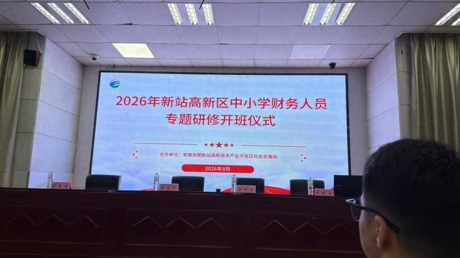 合肥市倫先小學教師參加新站高新區中小學財務專題研修