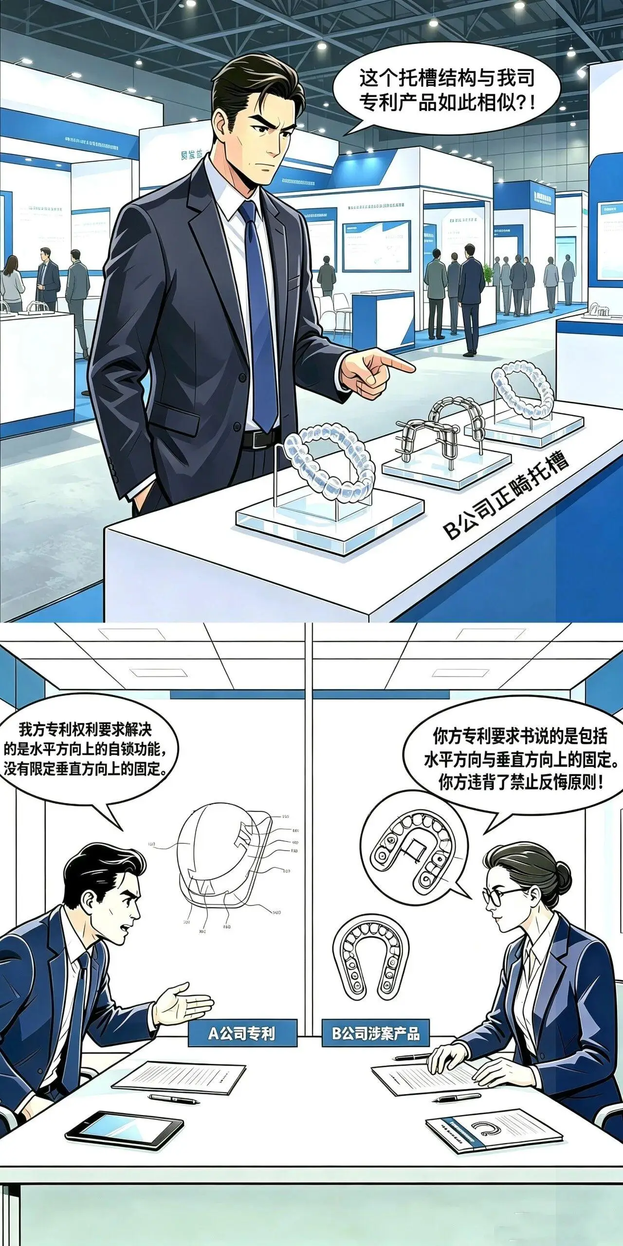 託槽專利之爭，法院：禁止反悔原則的司法適用 | 智慧財產權法律故事