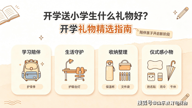 開學送小學生什麼禮物好？開學禮物精選指南，陪伴孩子開啟新階段