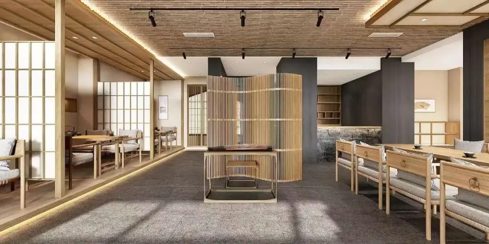 陝西茶樓裝修施工，陝西商務茶館裝修施工，陝西茶室裝修施工