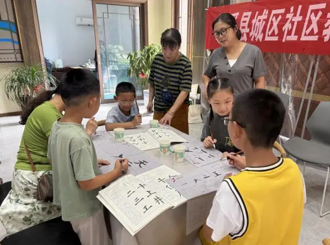 宣城郎溪：書法為媒傳國粹文化惠民潤童心