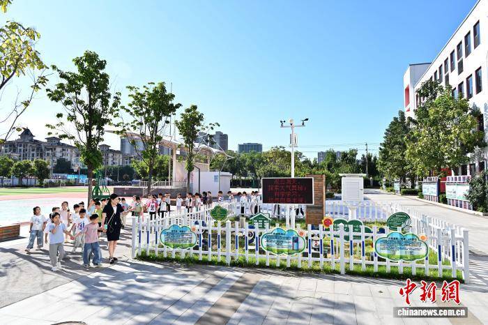 河北石家莊：小學生開啟校園新生活