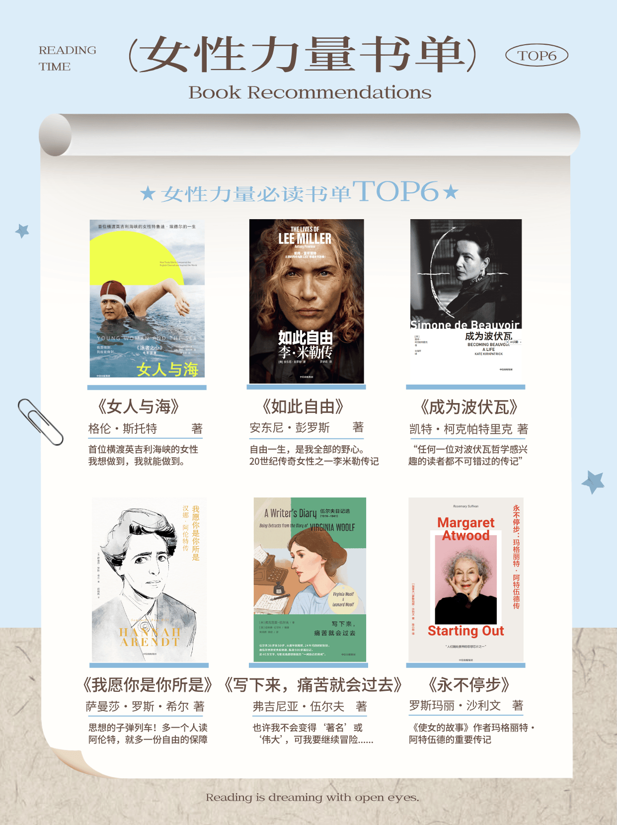 新學期，從認識6位很厲害的女性開始