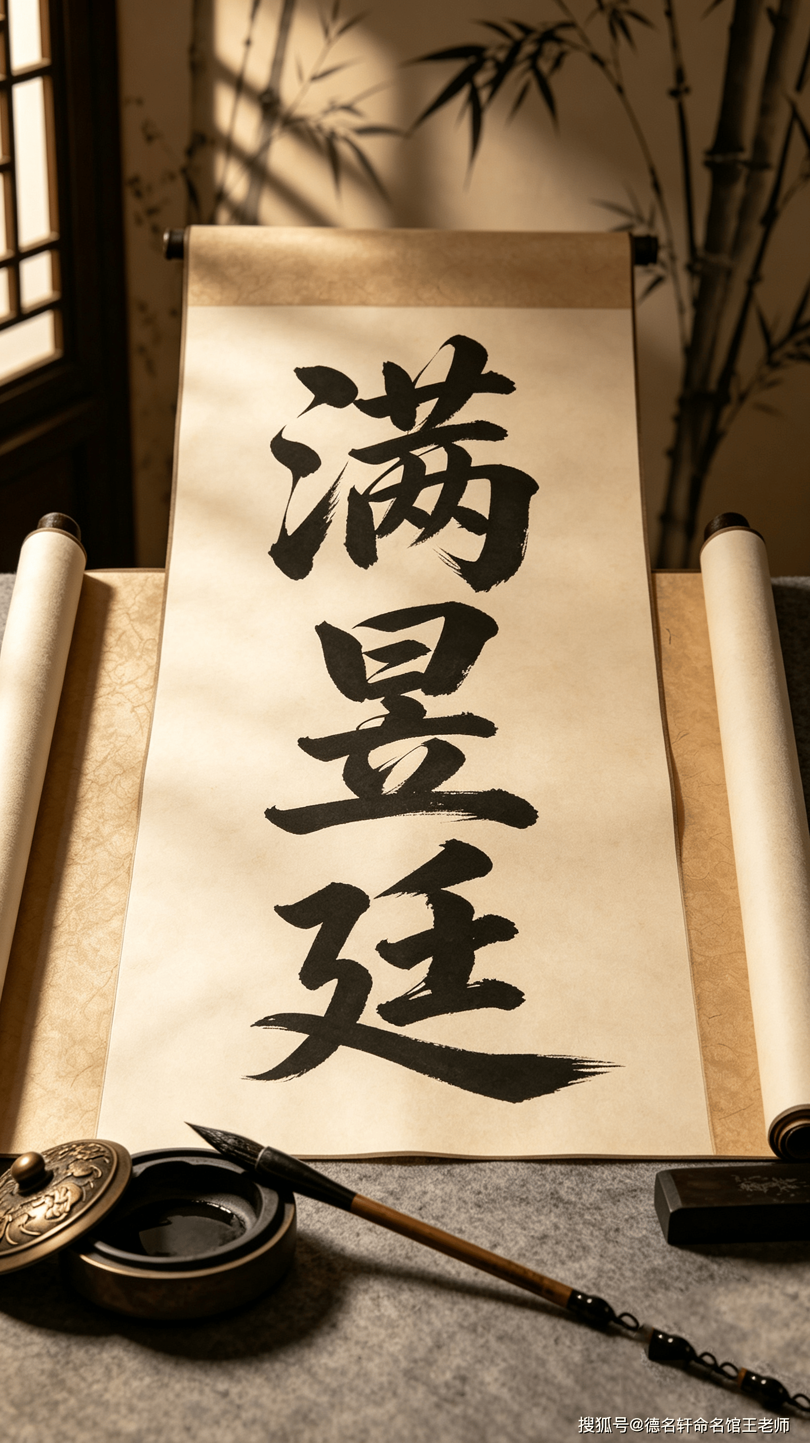 原創寶寶起名案例 滿昱廷：昱廷清輝，滿門華彩