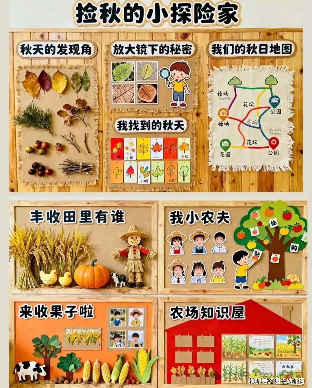 超讚的幼兒園秋天主題環創作品集，看過的幼師都收藏了！