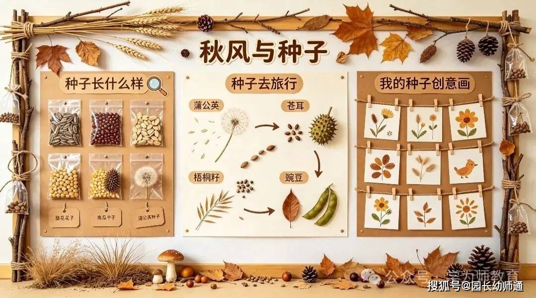 超讚的幼兒園秋天主題環創作品集，看過的幼師都收藏了！