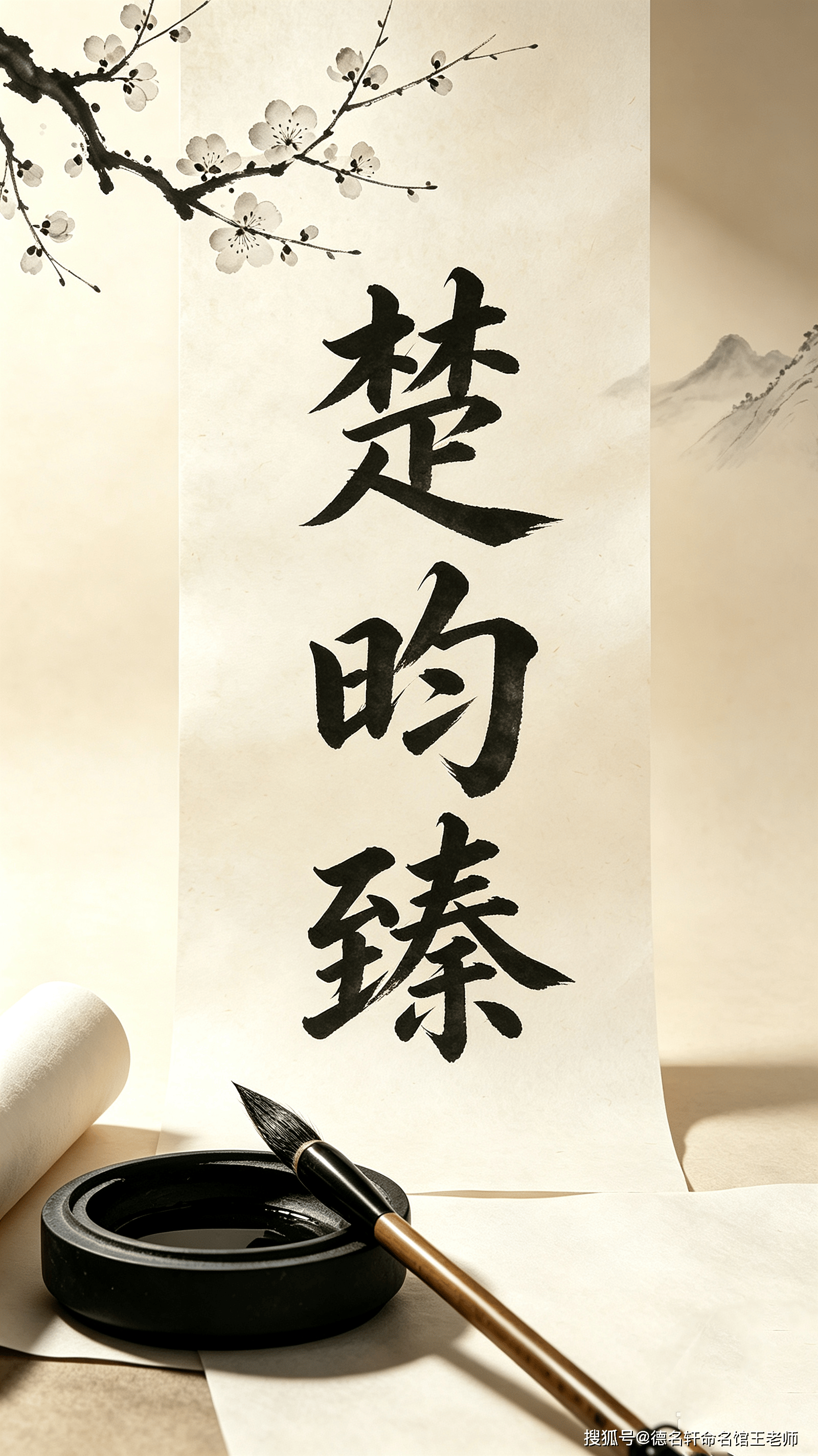 原創2026年寶寶起名案例 楚昀臻：昀臻如玉，楚風清揚