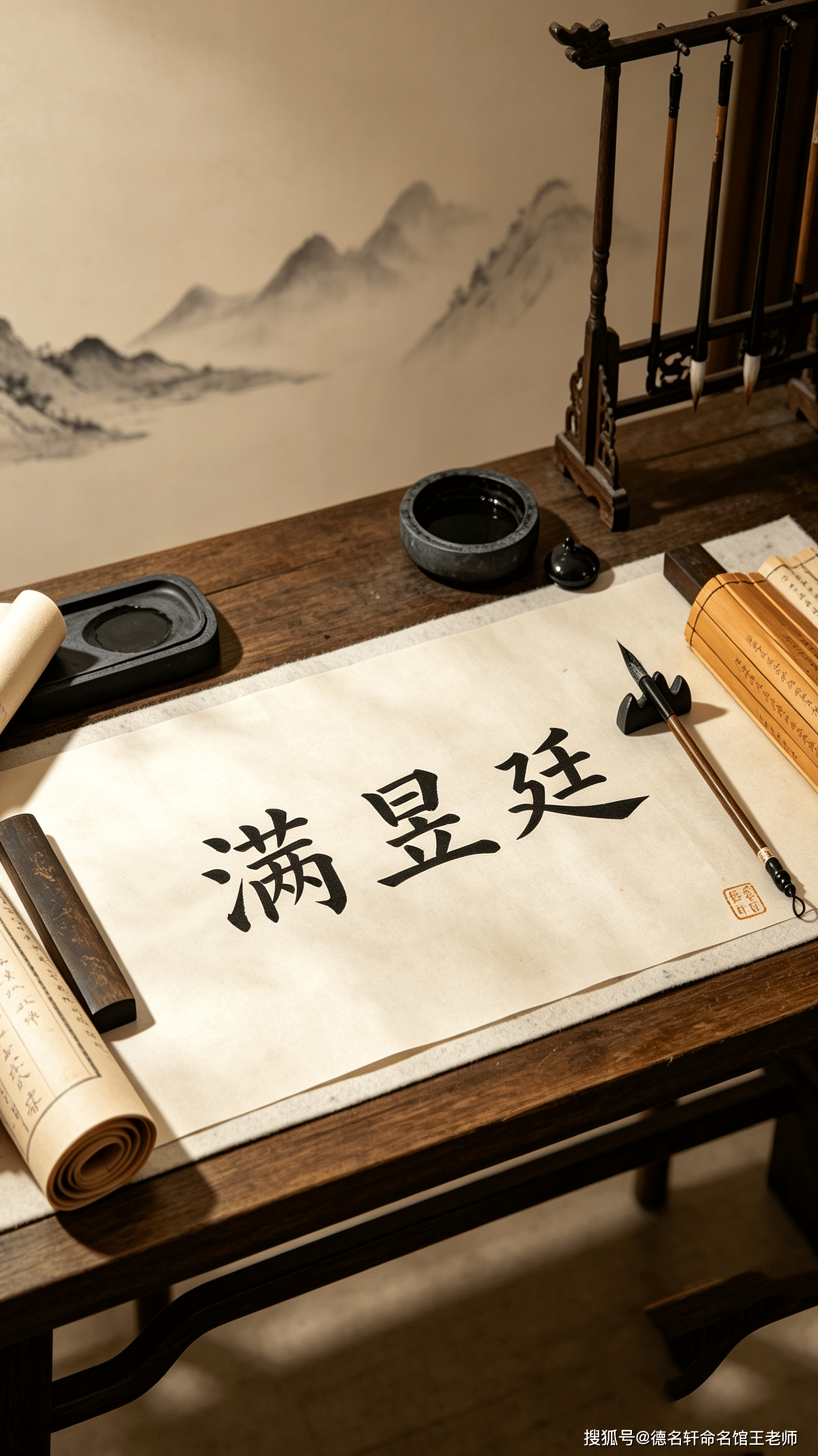 原創寶寶起名案例 滿昱廷：昱廷清輝，滿門華彩