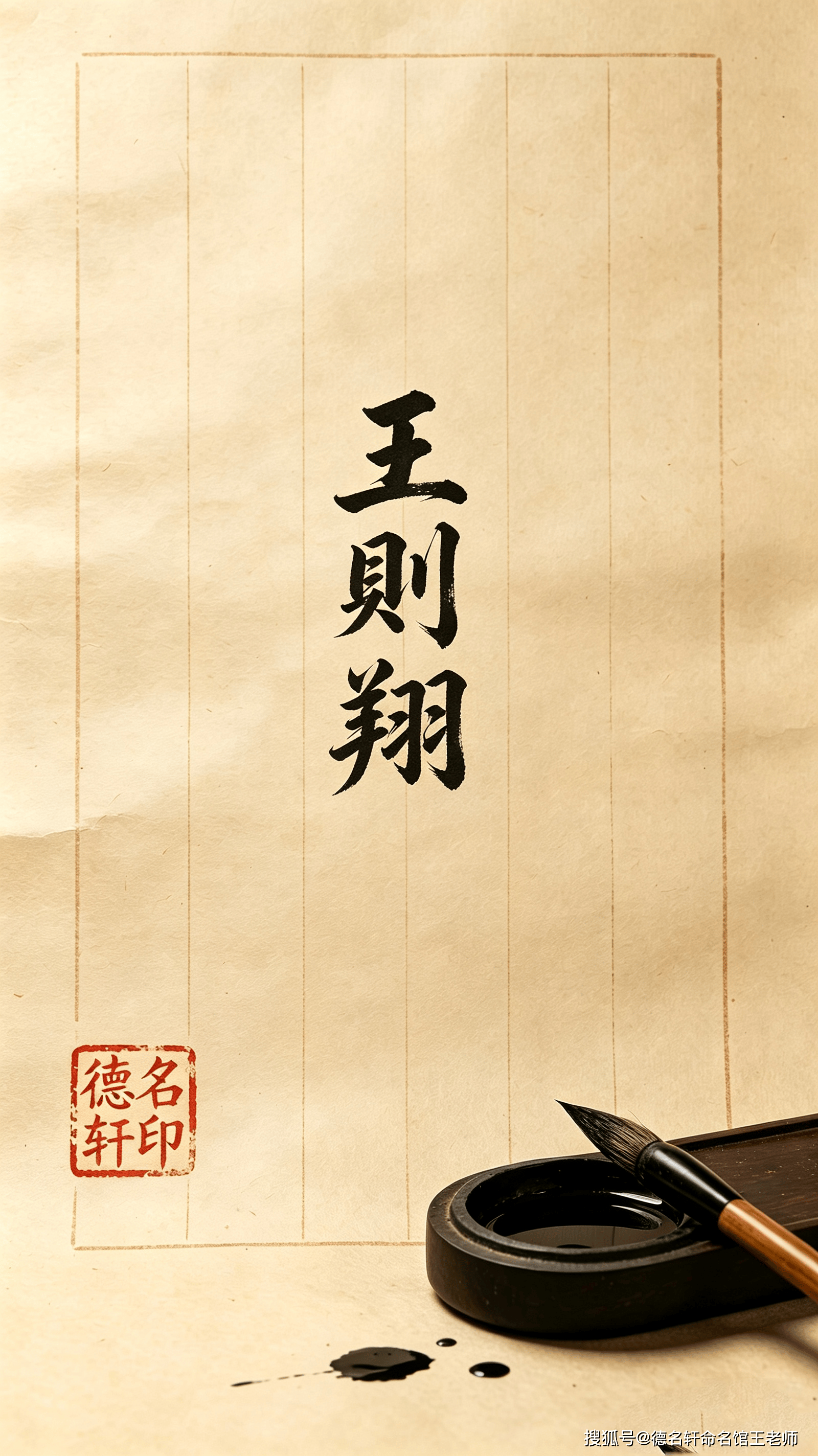 原創2026年寶寶起名案例 王則翔：則翔天際，王者風範