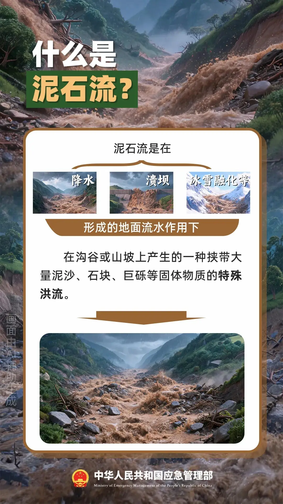 遇災不慌，科學避險保平安，這份泥石流避險指南請收藏→