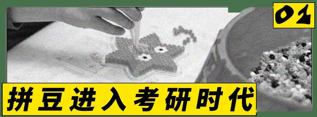 拼豆正式進入大考研時代