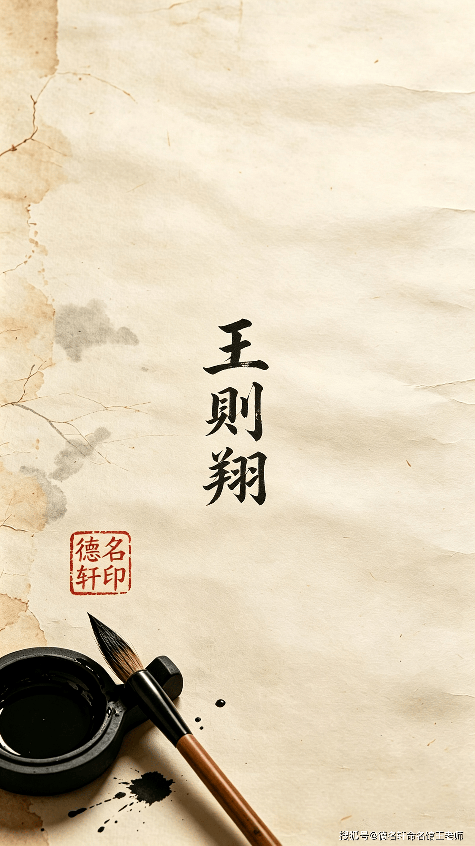 原創2026年寶寶起名案例 王則翔：則翔天際，王者風範